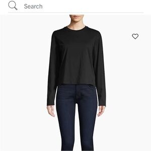 NWT: ATM Black Long Sleeve Premium Cotton Shirt, size S